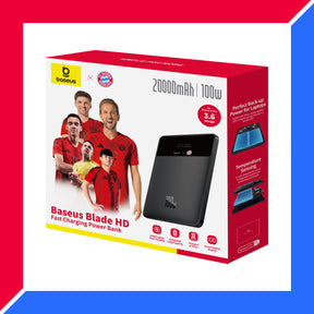 Baesus FC Bayern Blade HD Power Bank 100W 20000mAh