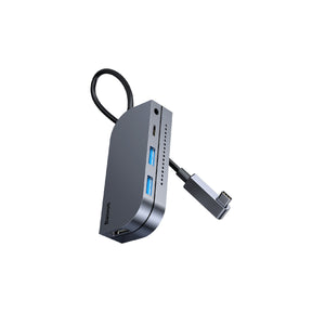 Hub USBC 6en1 / 4en1 Pour IPad Gen2, Compatible HDMI, Port PD 100W, Lecteur  De Carte SD/TF Pour Steam Deck, Hub USB 3.0 Pour IPad Pro - Baseus